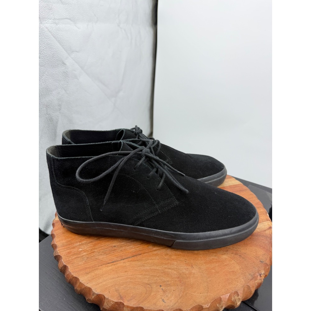 Vince Faldo Ox Sport Suede Sneakers Chukka Boots Mens 10 Black Mid Top